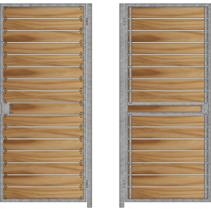 Wood HoriClad™ Pedestrian Gate
